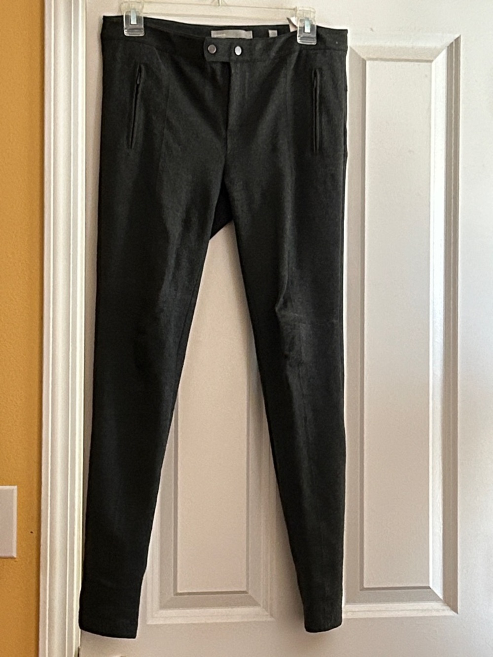 Vince Black Slim Stretch Pants